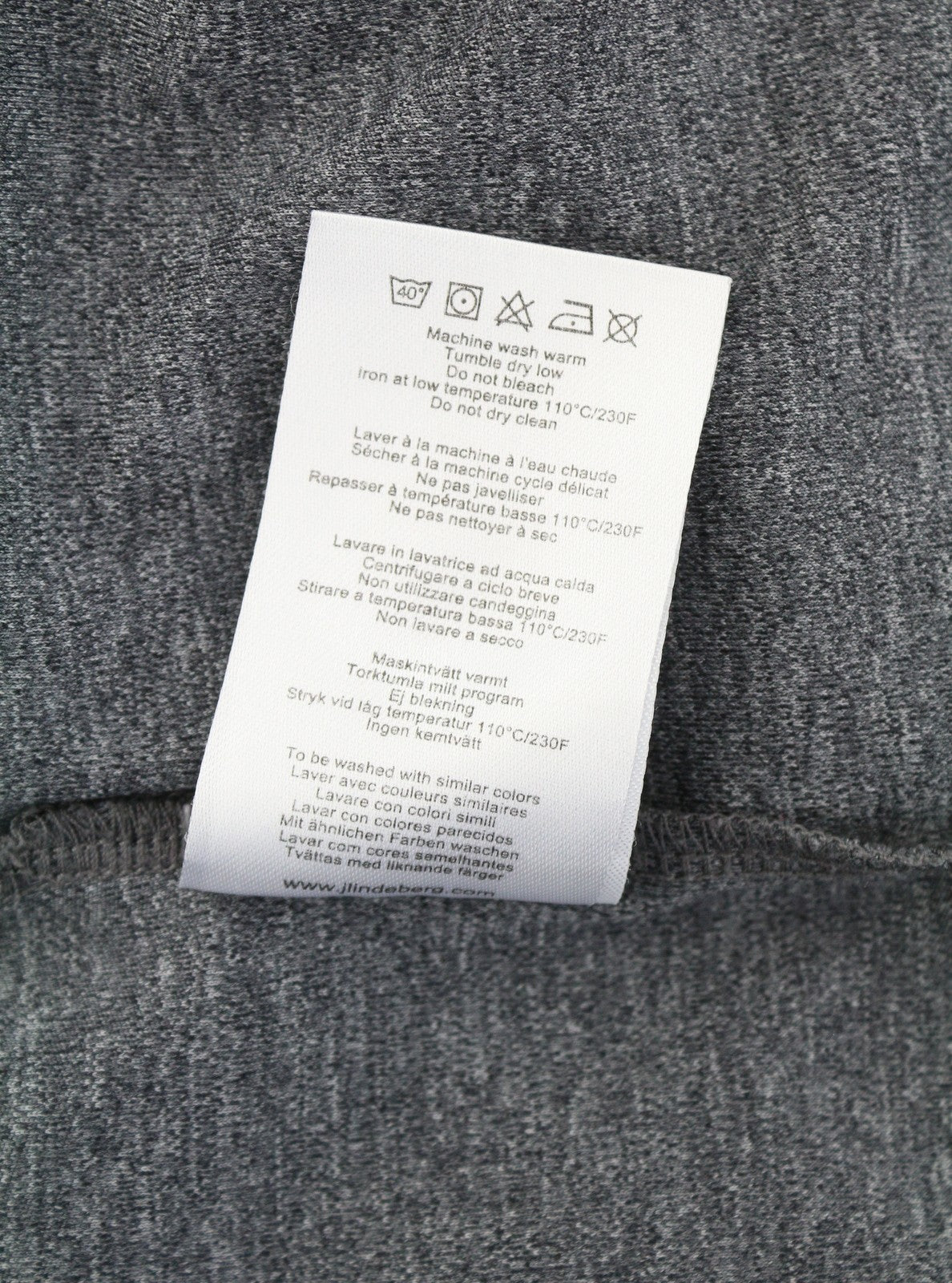 J. LINDEBERG Lucas Slim Fit-Tx Jersey Men Polos XL Grey Short Sleeve T-Shirt