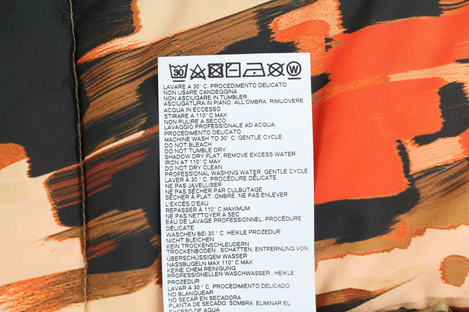 JUST CAVALLI Men Jacket 54 Colourful Printed Padded Hooded Reversible RRP710