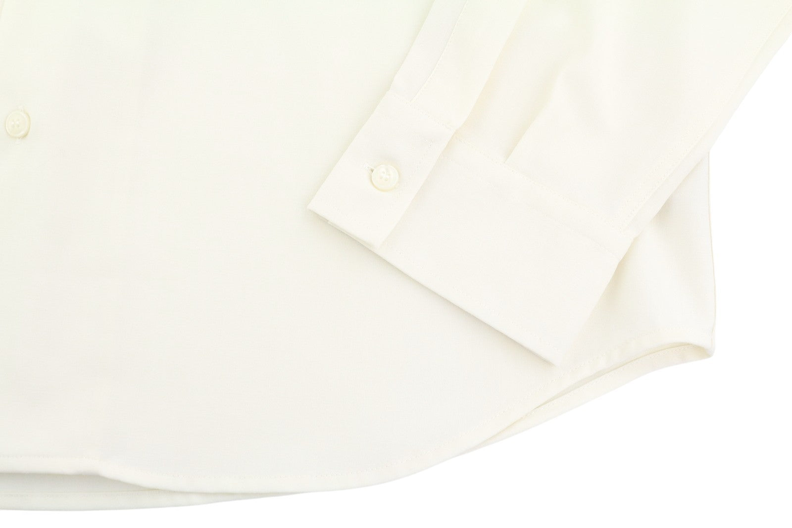 DIESEL S-Wooly Men Shirt L White Wool Blend Notched Neck Button-Up Patch Pocket