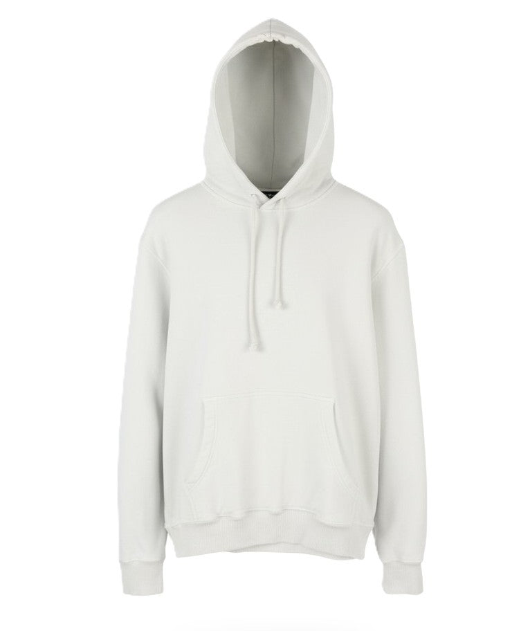 DIESEL S-Girk-Hood-B6 Men Hoodie L Light Grey Kangaroo Pocket Logo Pullover