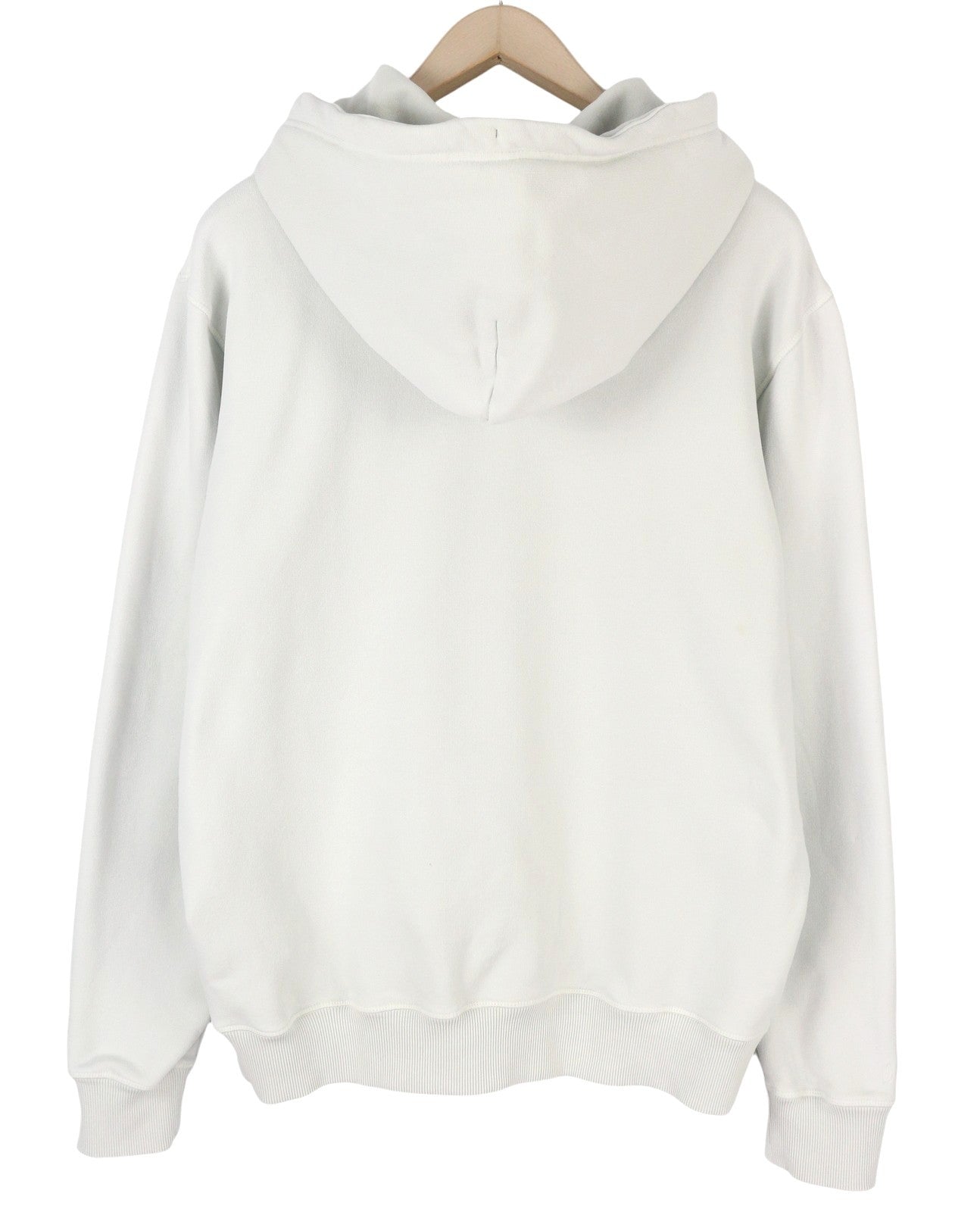 DIESEL S-Girk-Hood-B6 Men Hoodie L Light Grey Kangaroo Pocket Logo Pullover