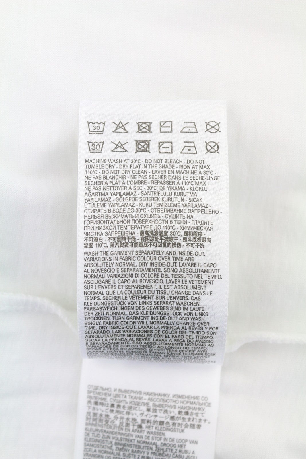 DIESEL T-Diegos-LS-K27 Men T-Shirt XL White Crew Neck Long Sleeved Pullover