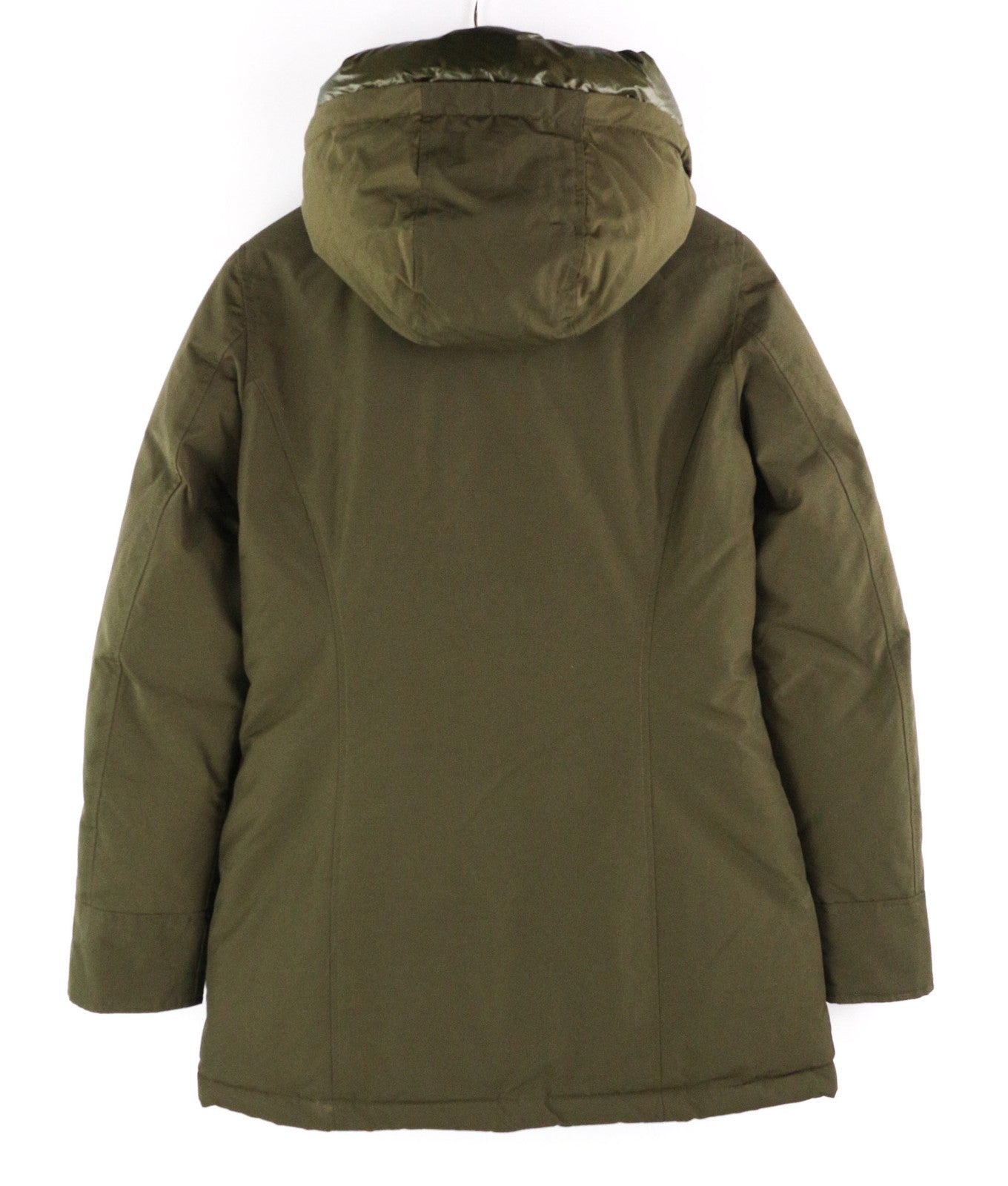 WOOLRICH Arctic Parka Women's XS Hooded Down Coat Ramar Cloth Padded RRP799