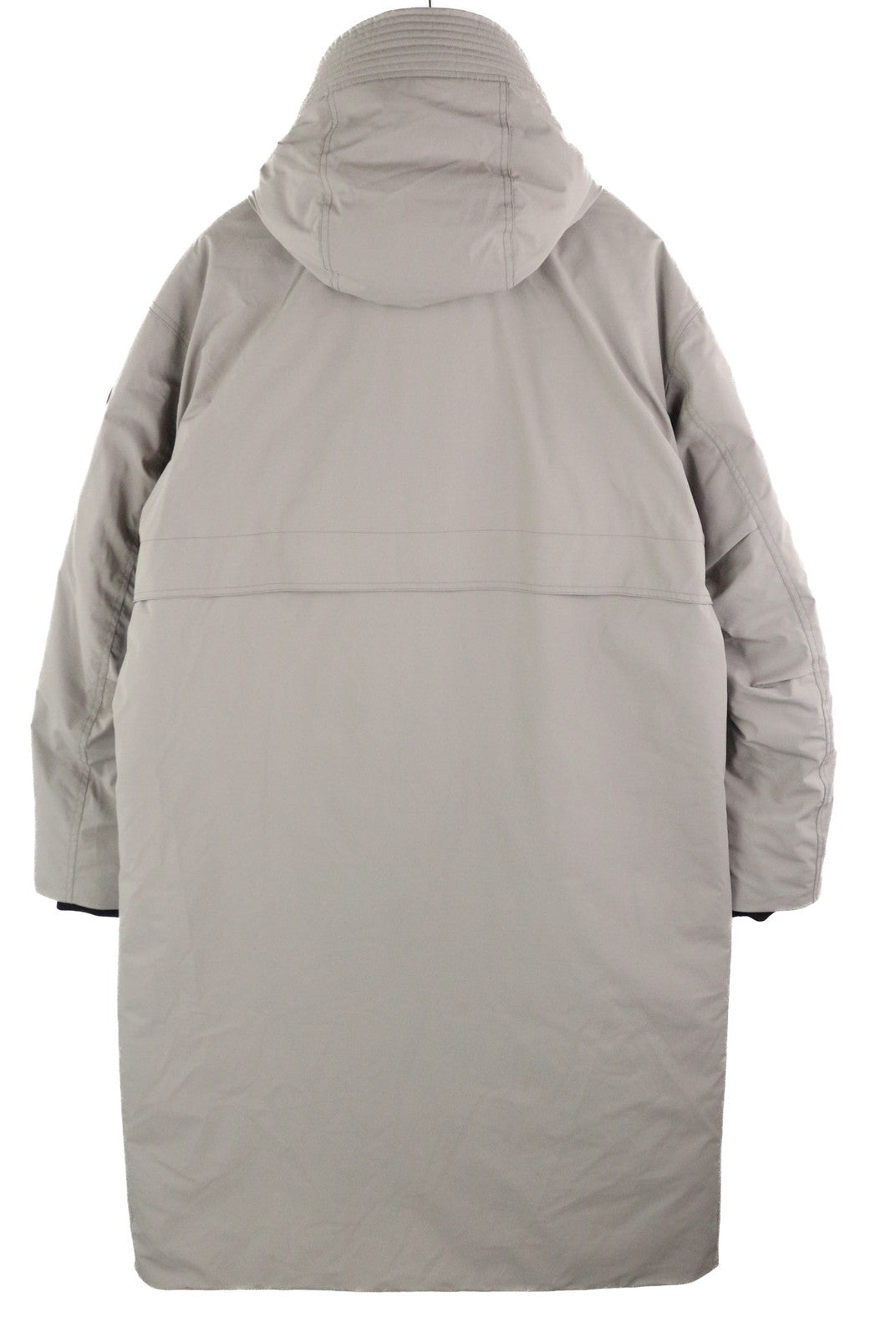 WOOLRICH Men's L Extra Long Hooded Down Jacket Padded Stretch High Neck RRP999