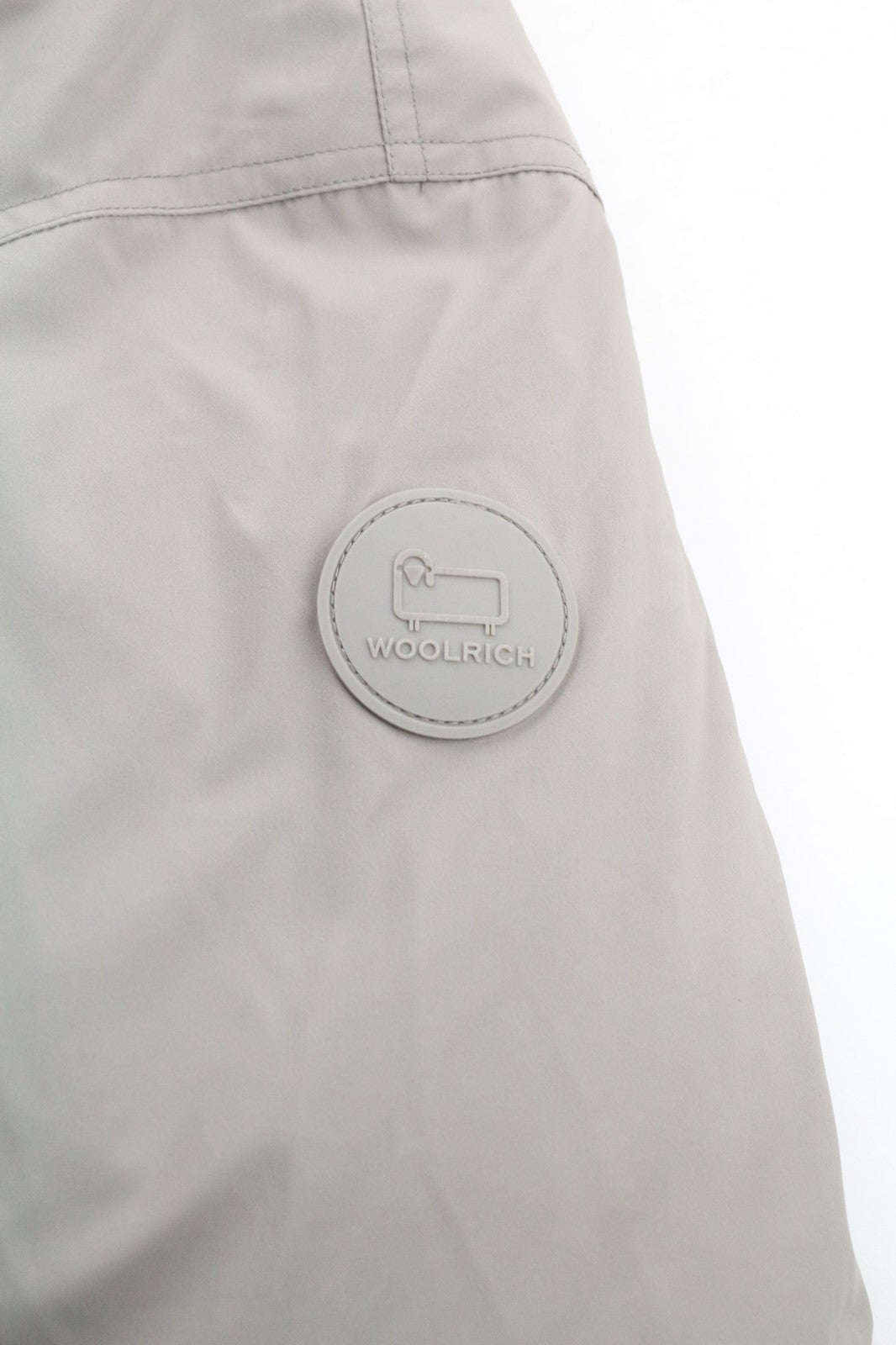 WOOLRICH Men's L Extra Long Hooded Down Jacket Padded Stretch High Neck RRP999