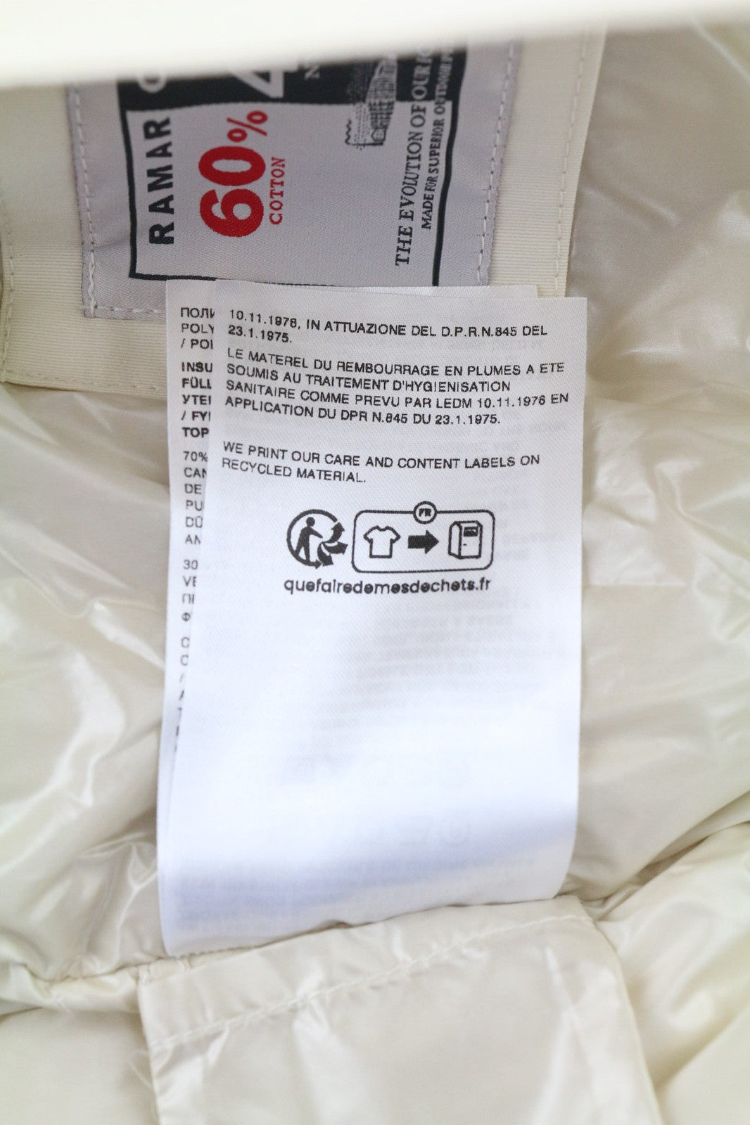 WOOLRICH Arctic Bomber Women's S Ramar Cloth Down Puffer Jacket Hooded RRP780