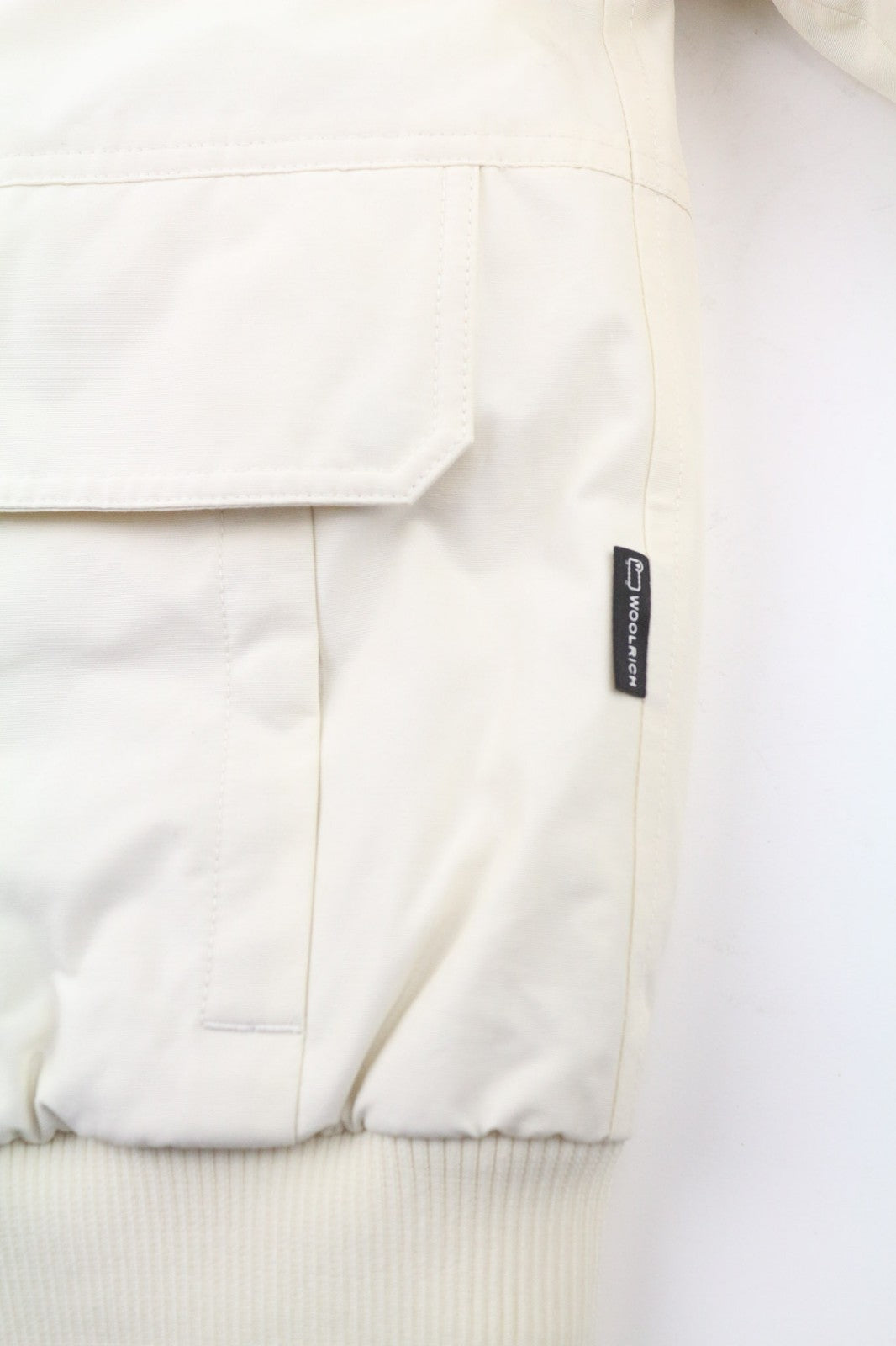 WOOLRICH Arctic Bomber Women's S Ramar Cloth Down Puffer Jacket Hooded RRP780