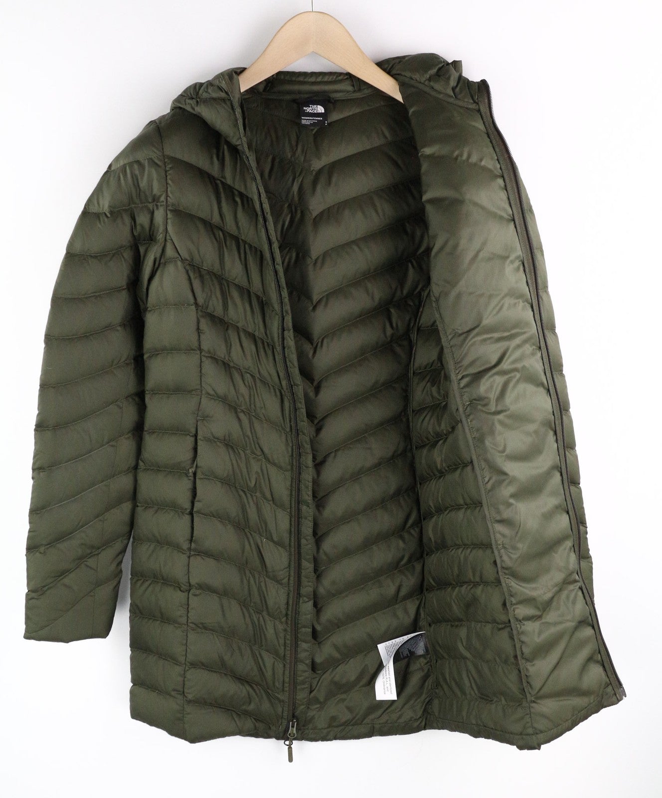 THE NORTH FACE Women's S Trevail 800Fill Down Jacket Hooded Mid Length Insulated