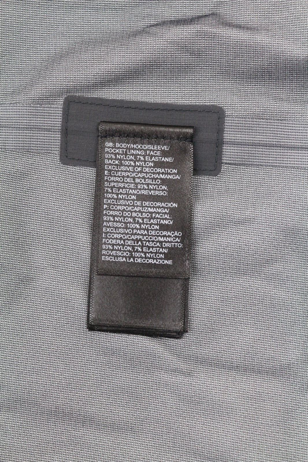 THE NORTH FACE Men's S Future Light Jacket Hooded Black Zip Unlined Seam Sealed