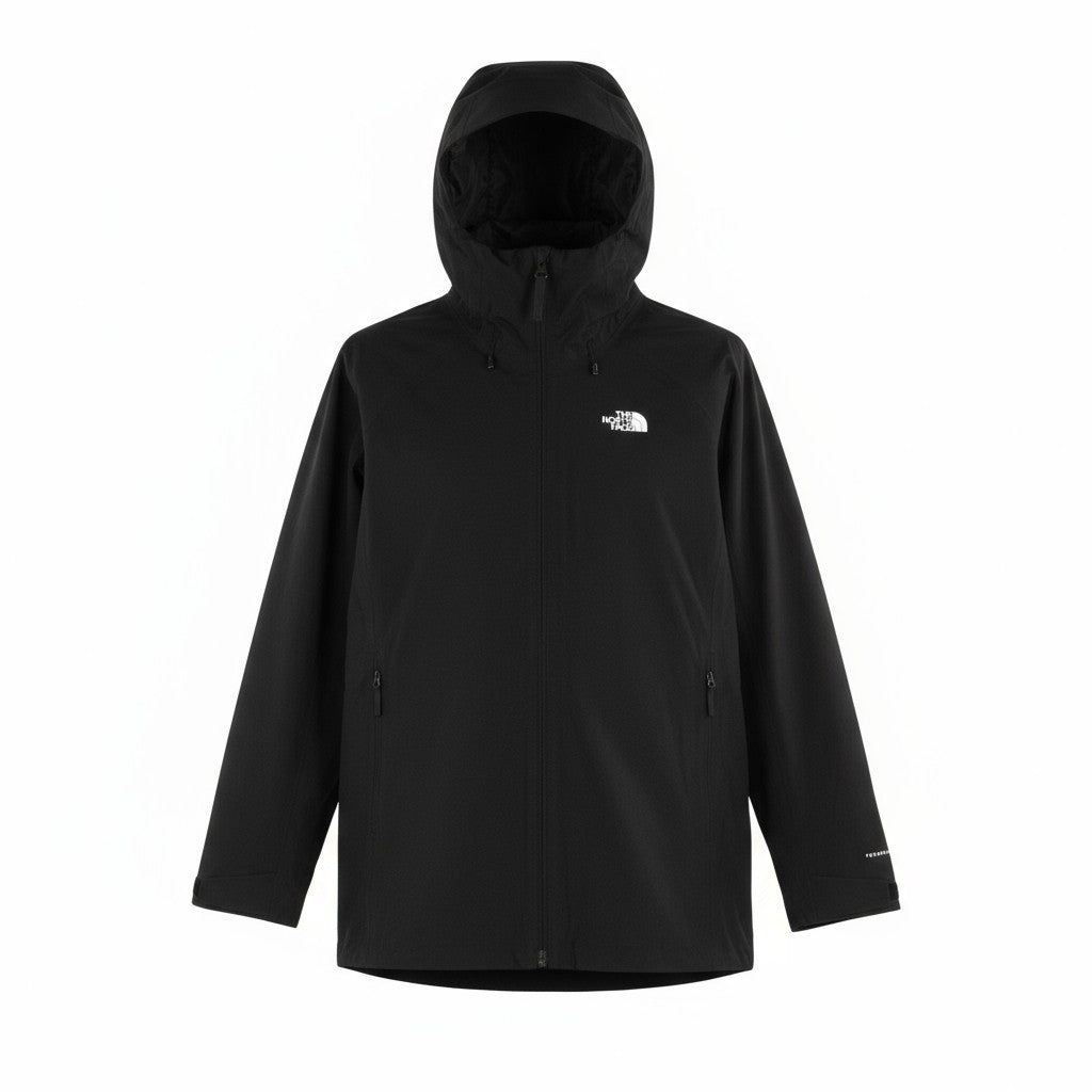 THE NORTH FACE Women's XL Hikesteller Future Light Black Hooded Jacket Logo