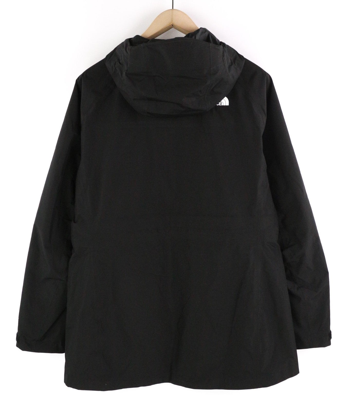 THE NORTH FACE Women's XL Hikesteller Future Light Black Hooded Jacket Logo