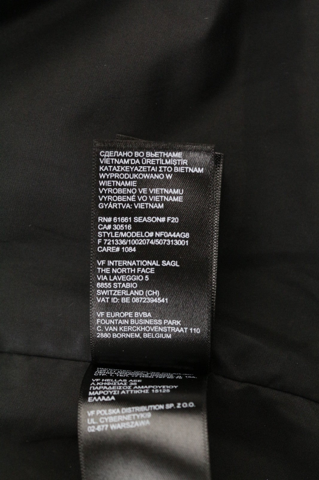 THE NORTH FACE Women's XS Woodmont Rain Hooded Waterproof Windproof Black