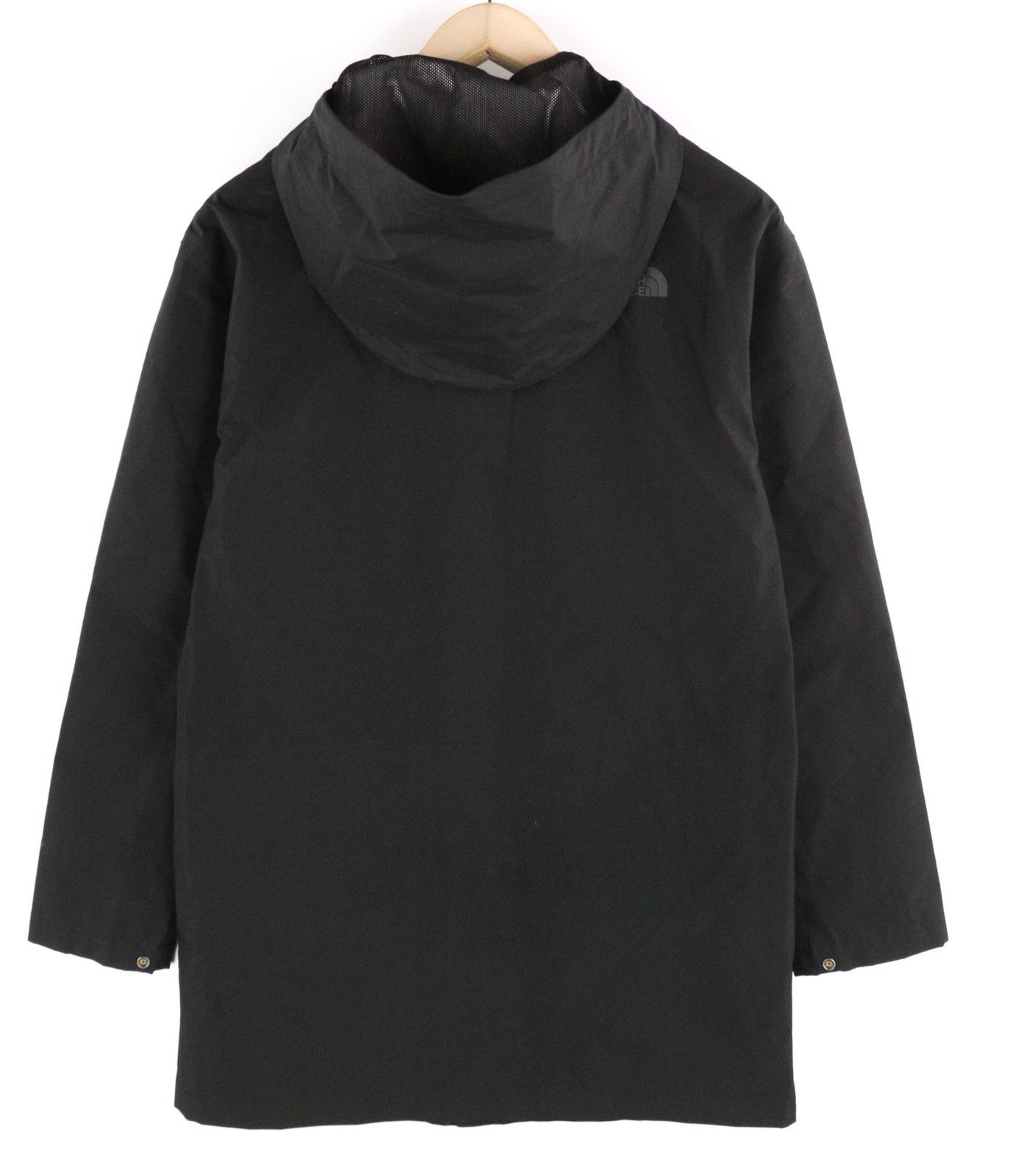 THE NORTH FACE Women's XS Woodmont Rain Hooded Waterproof Windproof Black