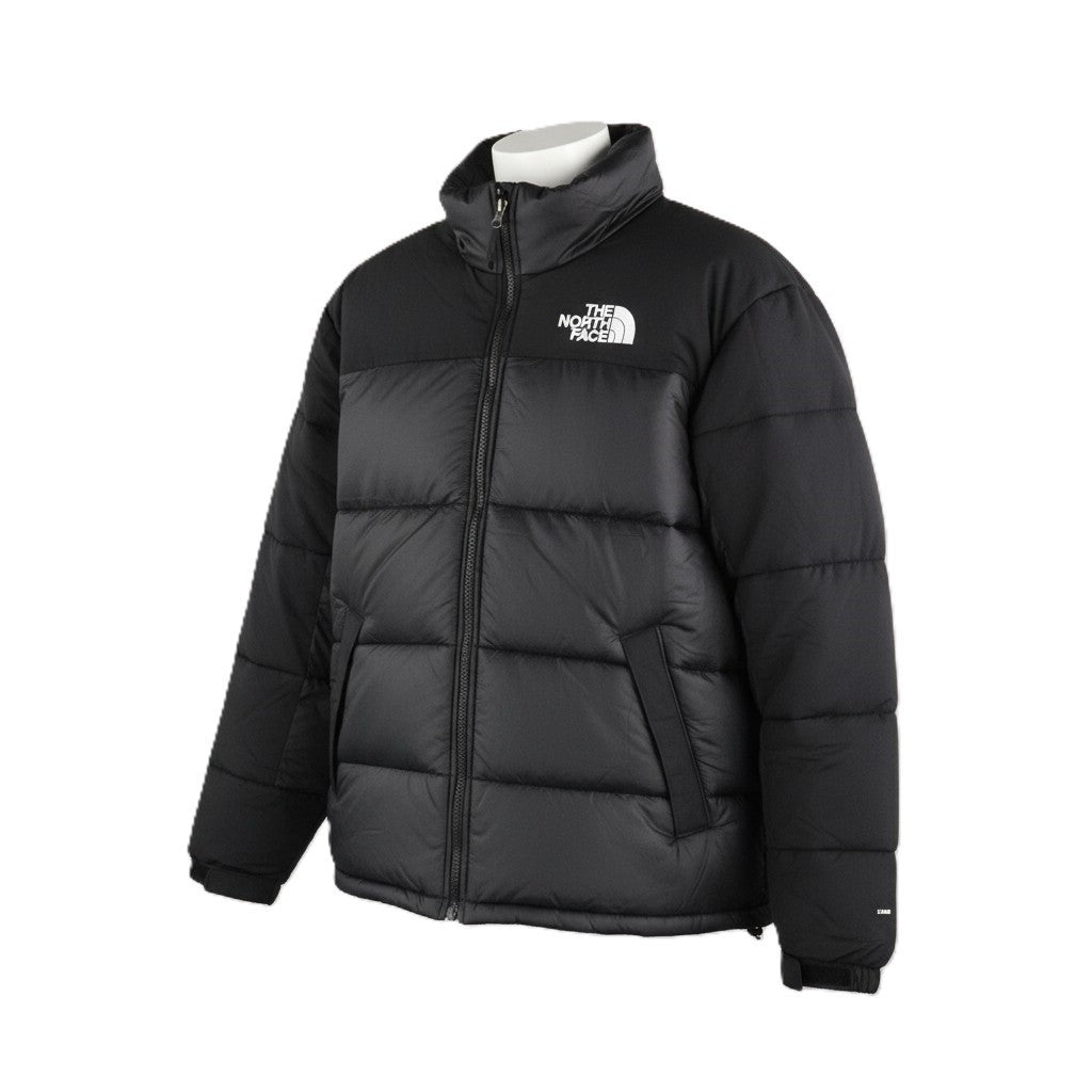 THE NORTH FACE Himalayan Parka Men's L Padded Black Jacket Zip Pockets