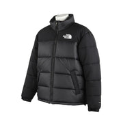 THE NORTH FACE Himalayan Parka Men's L Padded Black Jacket Zip Pockets