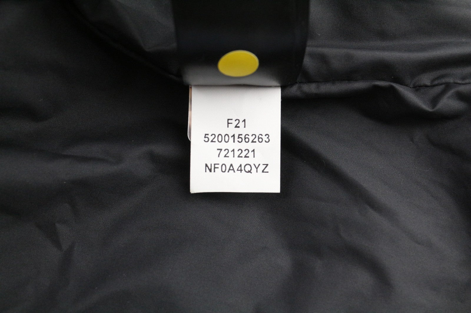 THE NORTH FACE Himalayan Parka Men's L Padded Black Jacket Zip Pockets