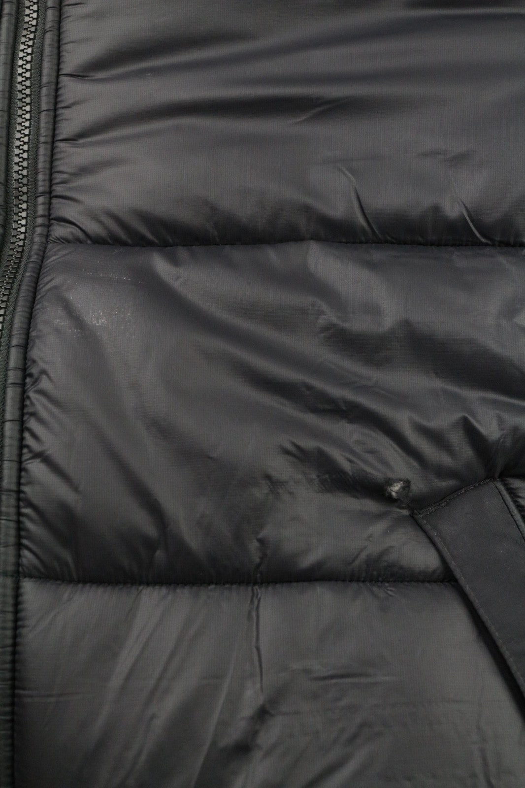 THE NORTH FACE Himalayan Parka Men's L Padded Black Jacket Zip Pockets