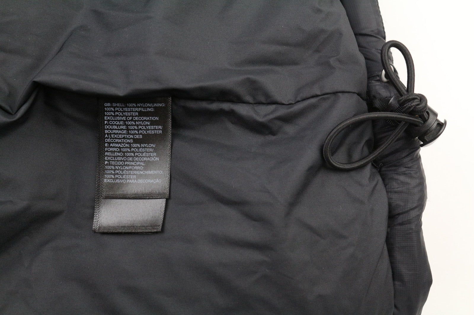 THE NORTH FACE Himalayan Parka Men's L Padded Black Jacket Zip Pockets