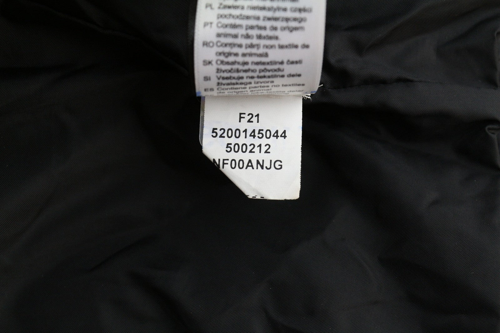 THE NORTH FACE Massif Down Men's M Padded Insulated Jacket Black High Neck Zip