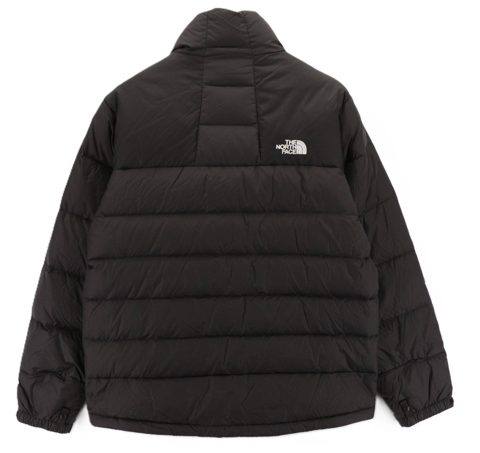THE NORTH FACE Massif Down Men's M Padded Insulated Jacket Black High Neck Zip