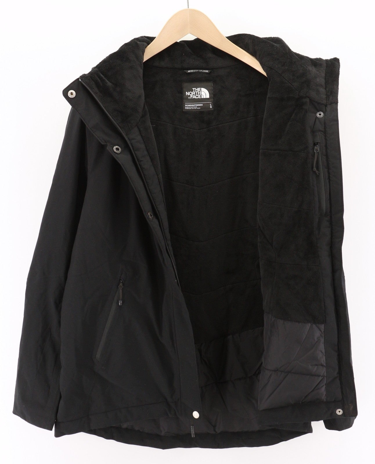 THE NORTH FACE Inlux Women's L Waterproof Padded Jacket Dryvent Hooded RRP249