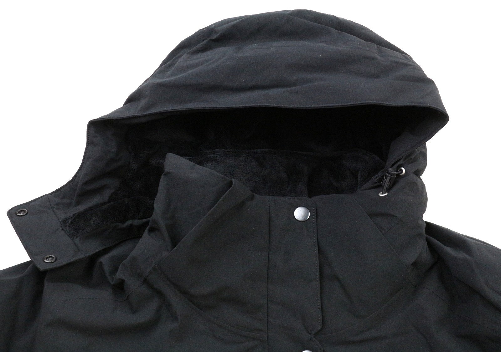 THE NORTH FACE Inlux Women's L Black Hooded Dryvent Jacket Windproof Breathable