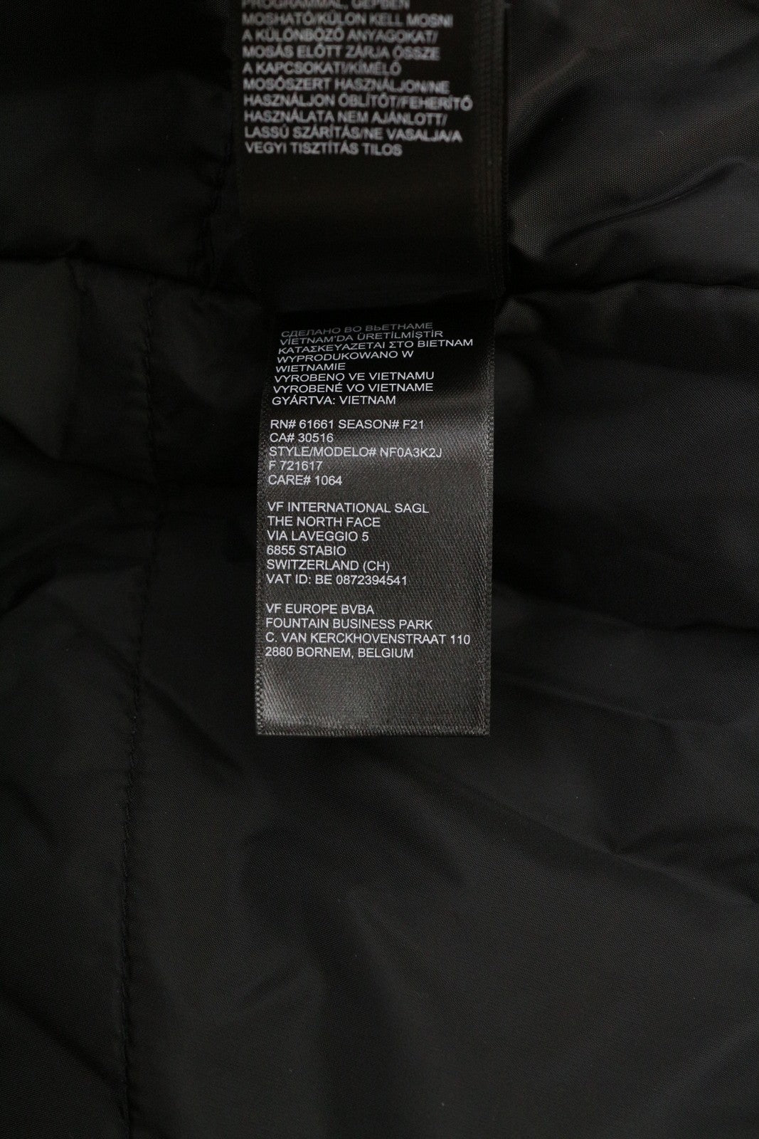 THE NORTH FACE Inlux Women's S Dryvent Hooded Black Jacket Padded Lined Stretch