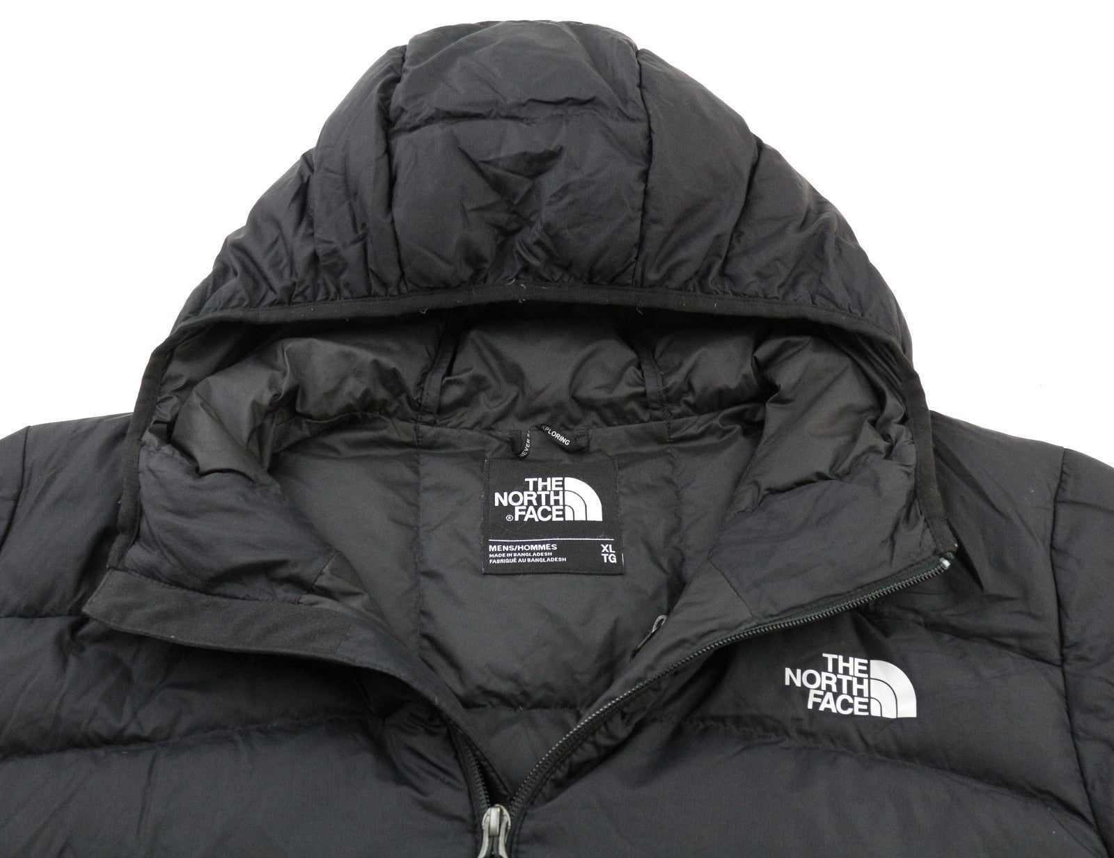 THE NORTH FACE La Paz Hooded Men's XL 600-Fill Down Jacket Lined Black RRP220