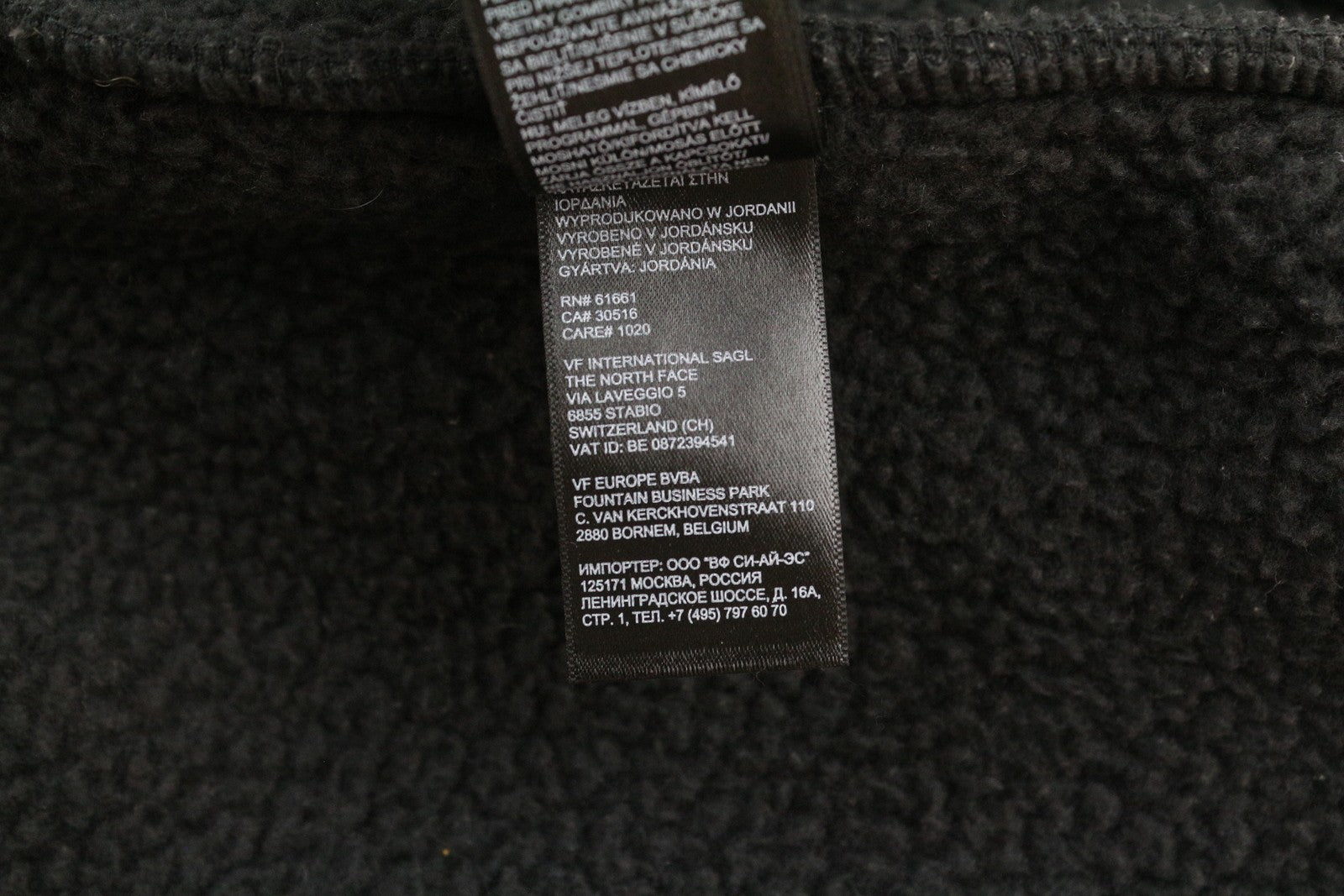 THE NORTH FACE Cragmont Fleece Women's S Snap Closure Black Jacket Soft Unlined