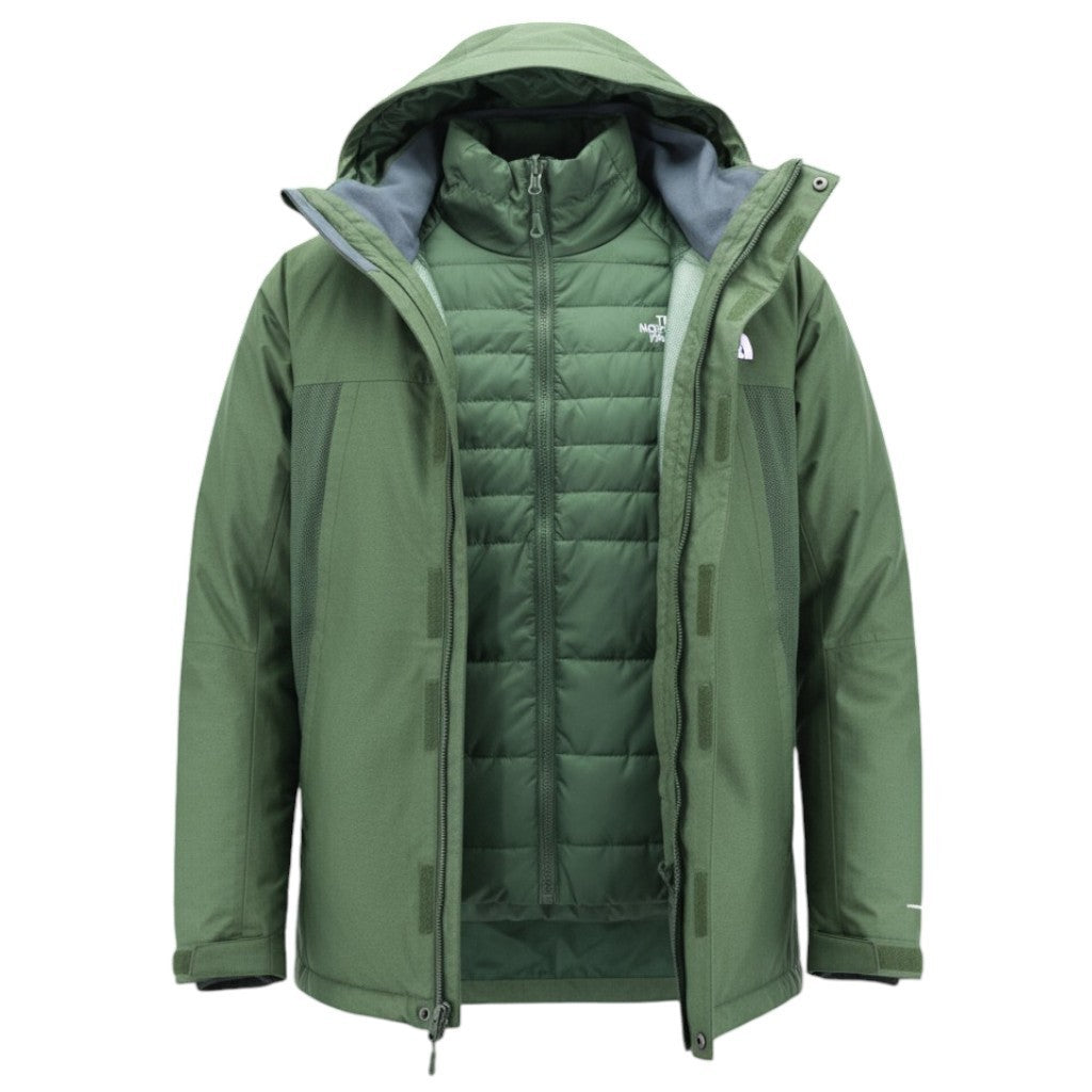 THE NORTH FACE Inlux Triclimate Women's 2in1 Jacket S Green DryVent Hiking