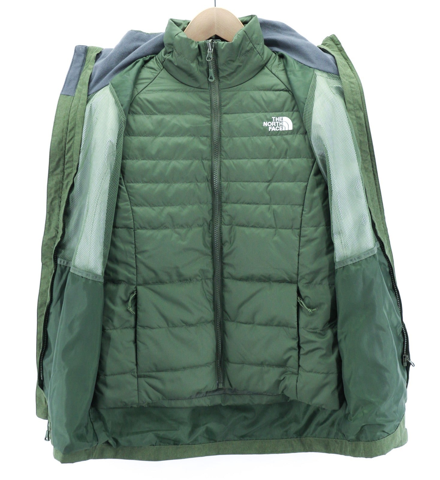THE NORTH FACE Inlux Triclimate Women's 2in1 Jacket S Green DryVent Hiking