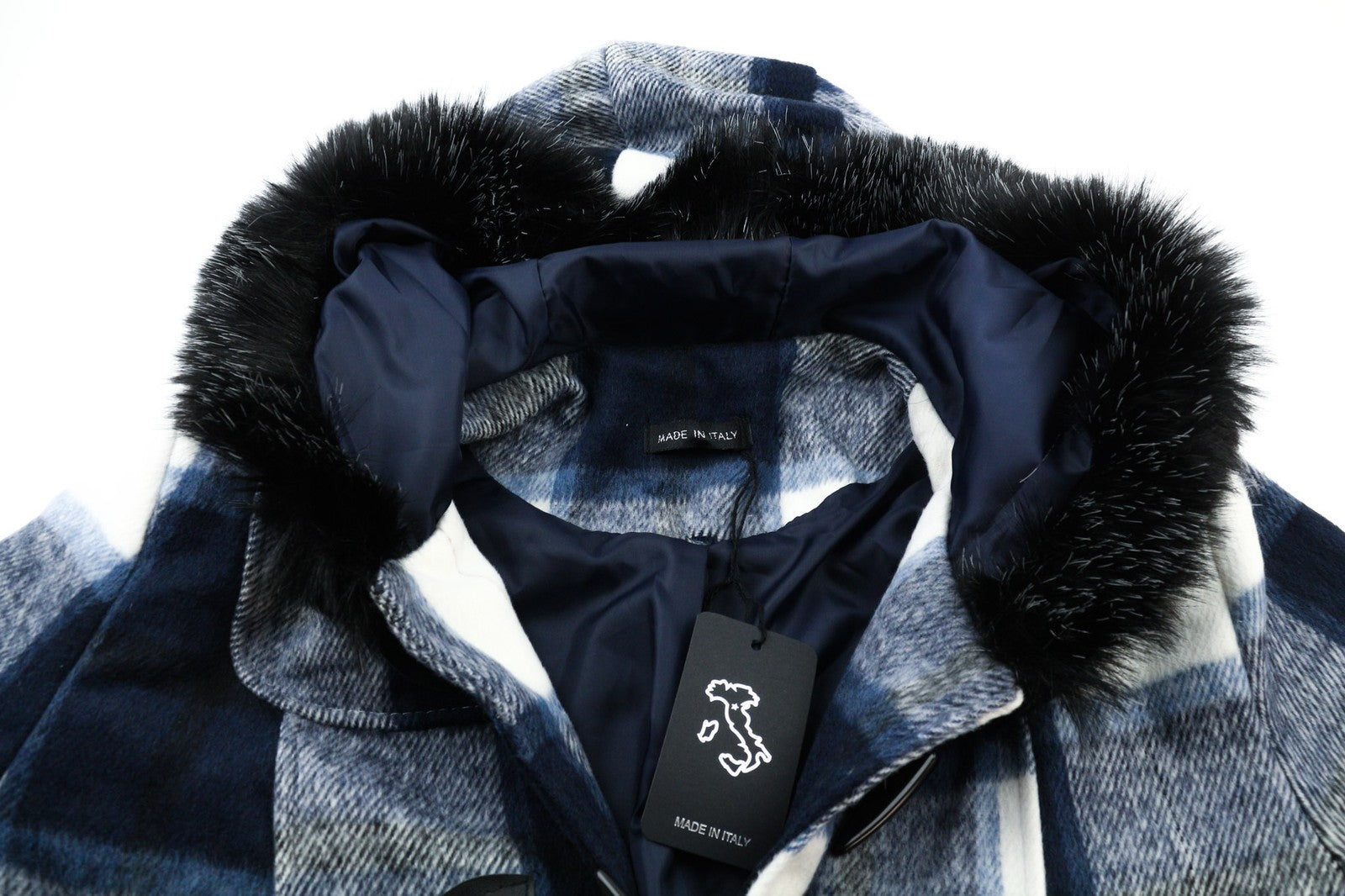 LE COMPTOIR DU MANTEAU 98209A Women's Coat 2XL Wool Blend Toggle Faux Fur