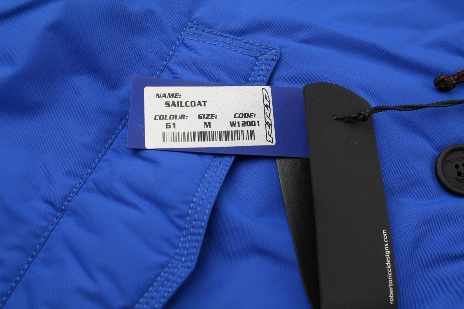 ROBERTO RICCI DESIGNS RRD Sailcoat Men's Jacket M Polo Neck Pockets Thermal