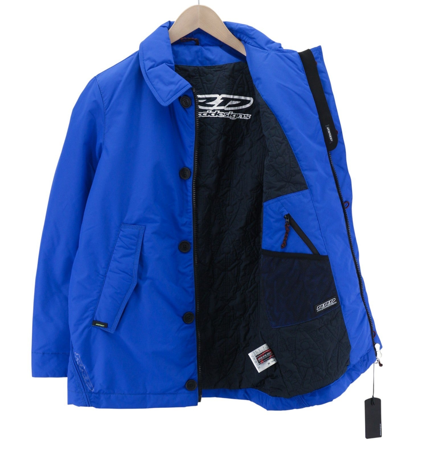 ROBERTO RICCI DESIGNS RRD Sailcoat Men's Jacket M Polo Neck Pockets Thermal