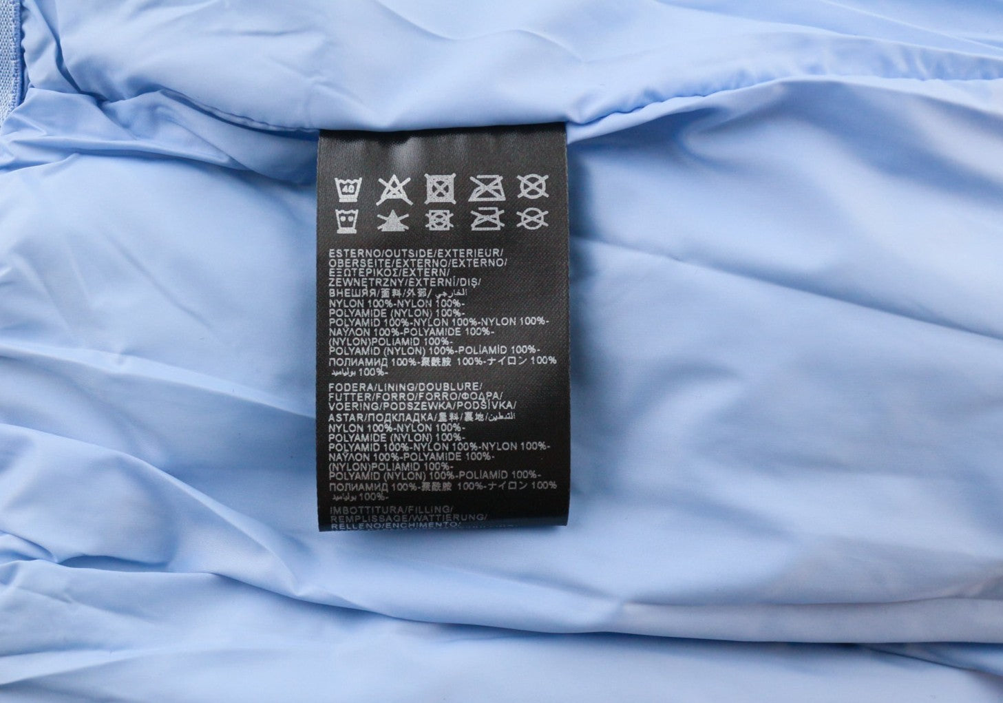 RICHMOND UWA23032PI Women's Quilted Puffer Jacket S Blue Padded Zip High Neck