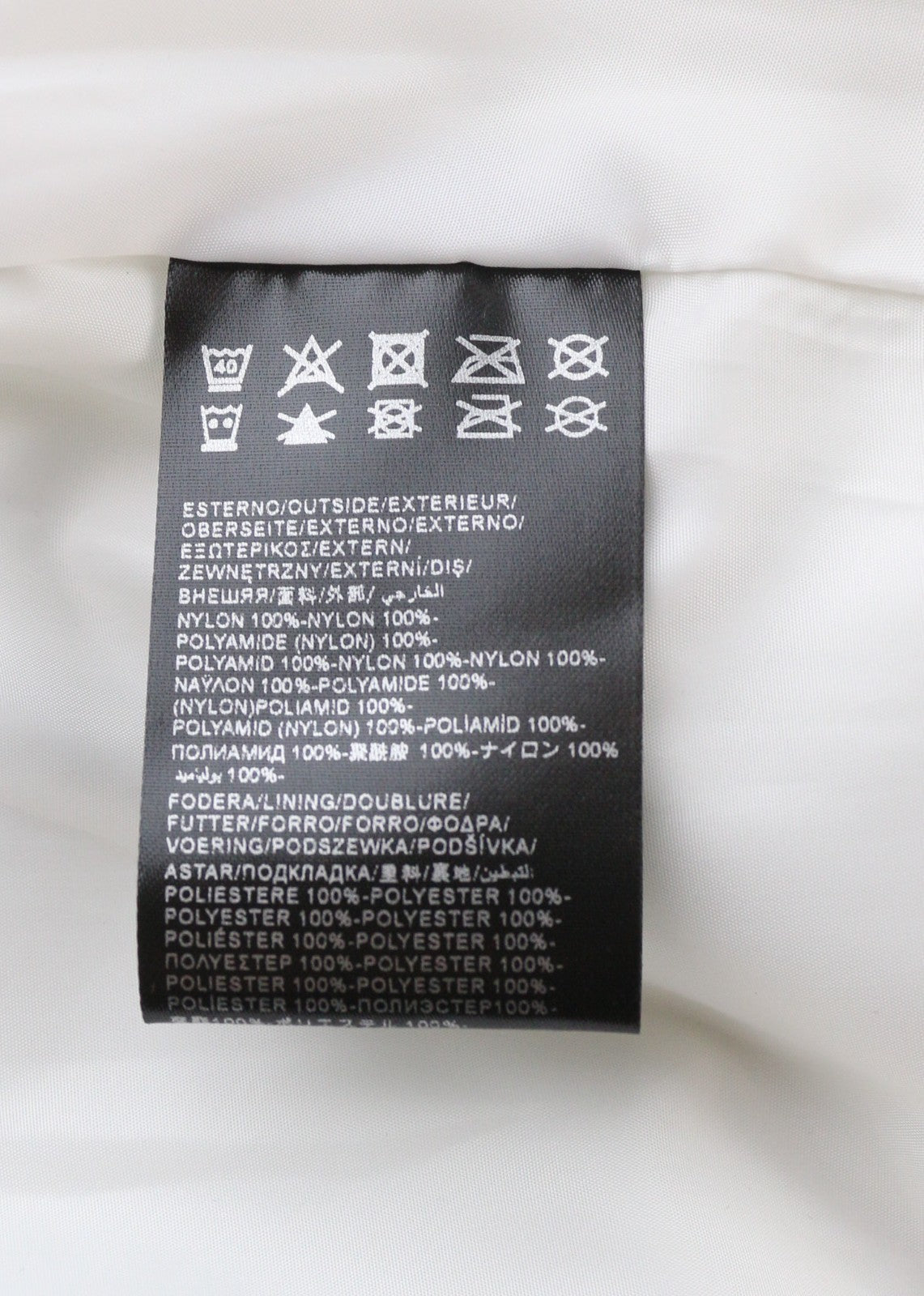 RICHMOND UWA23127PI Women's White Hooded Jacket S Insulated Quilted Logo Zip