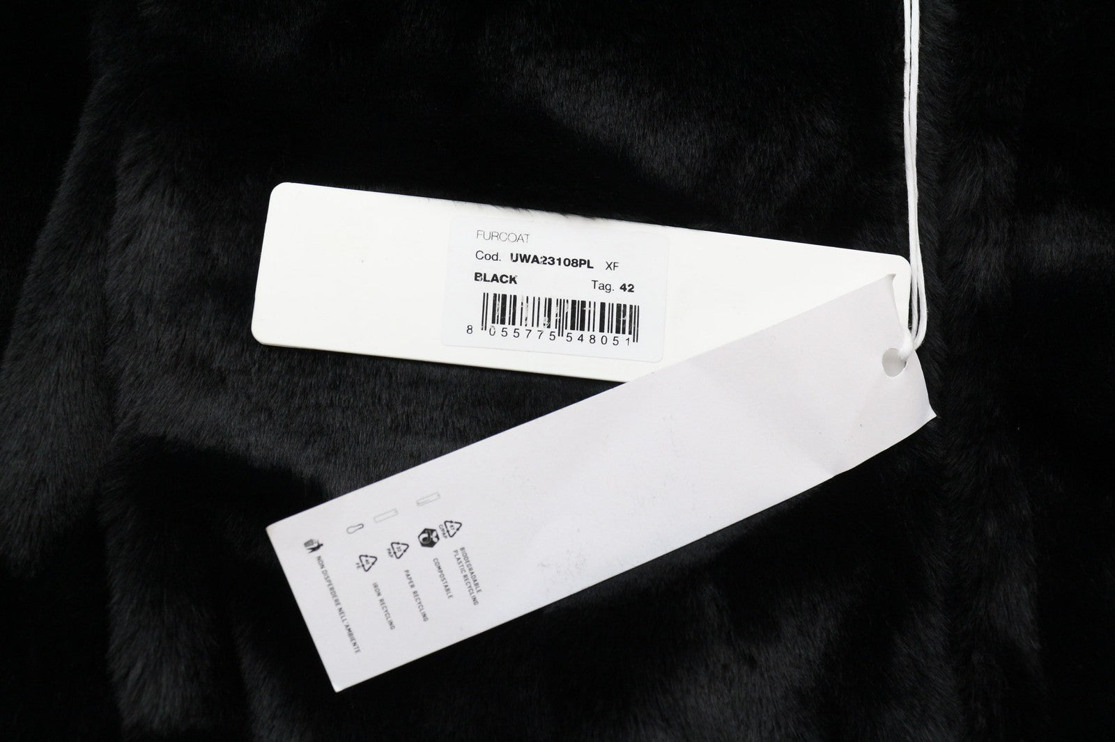 RICHMOND UWA23108PL Women's Black Reversible Jacket ~S Hooded Zip Pockets