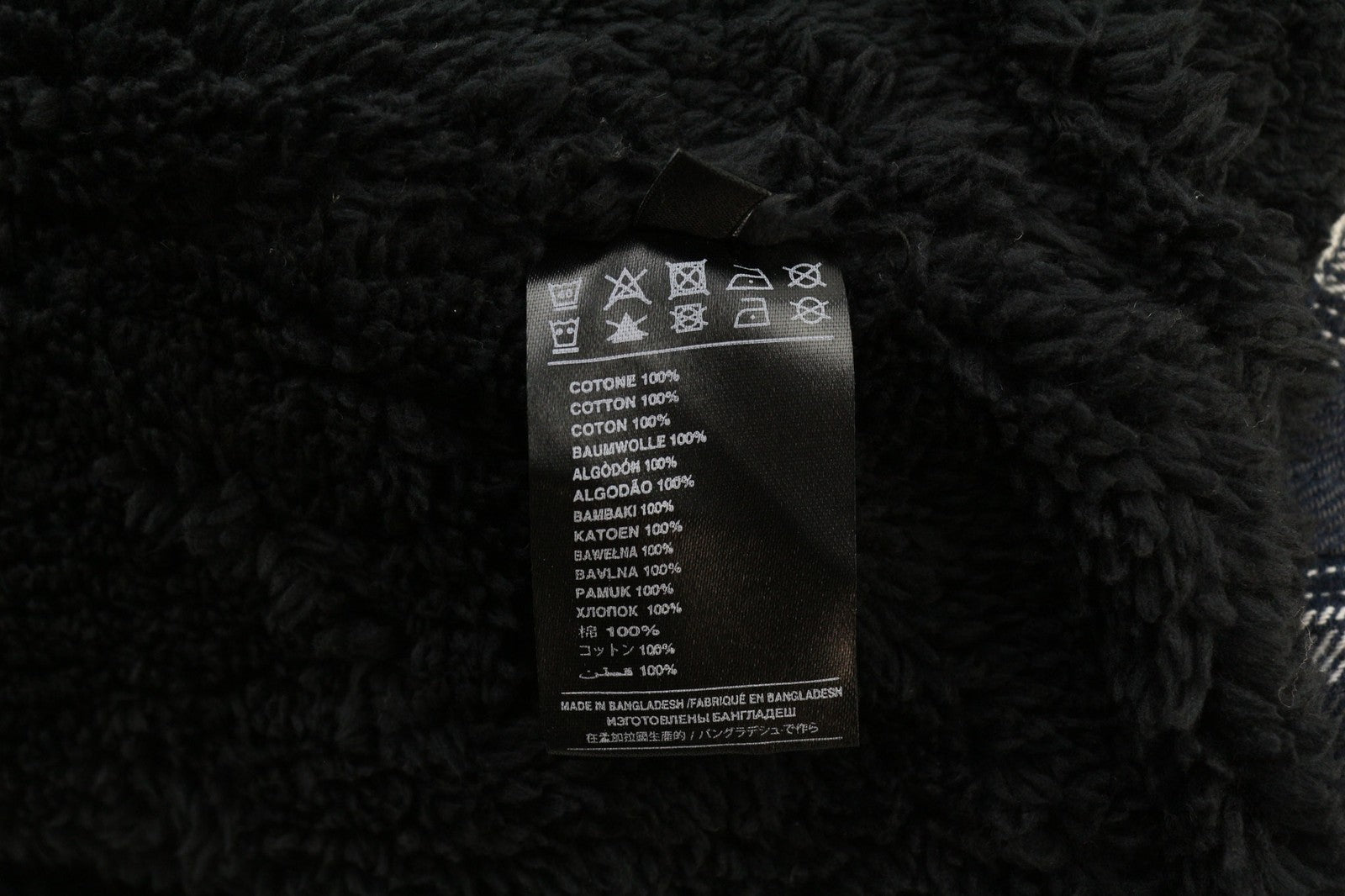 RICHMOND UMA23157CA Men's Overshirt Jacket ~L Plaid Sherpa Lined Patch Pockets