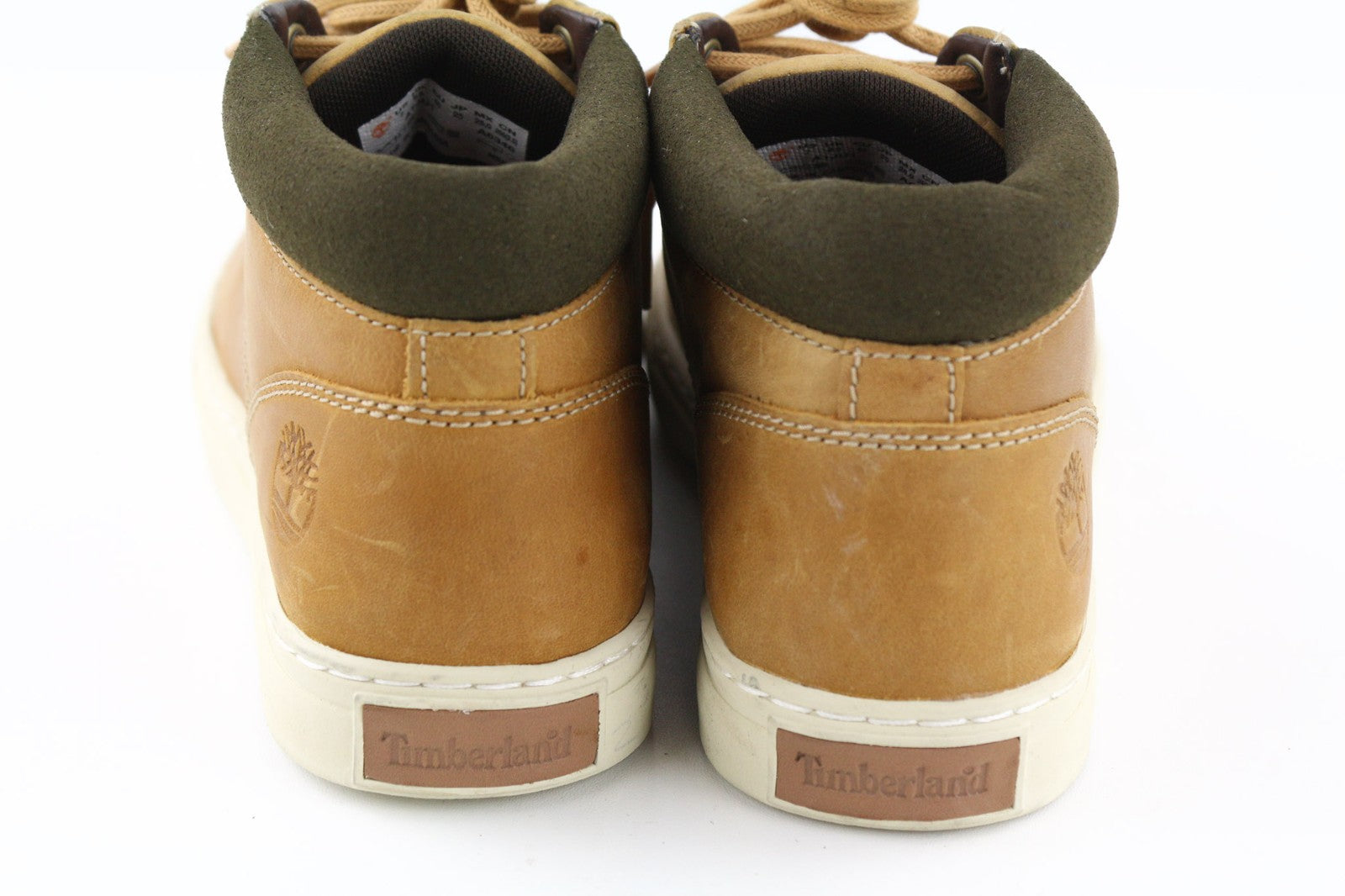 TIMBERLAND A1JU1 Men's Brown Leather Boots EU40 UK6.5 Lace Up Almond Toe Ankle