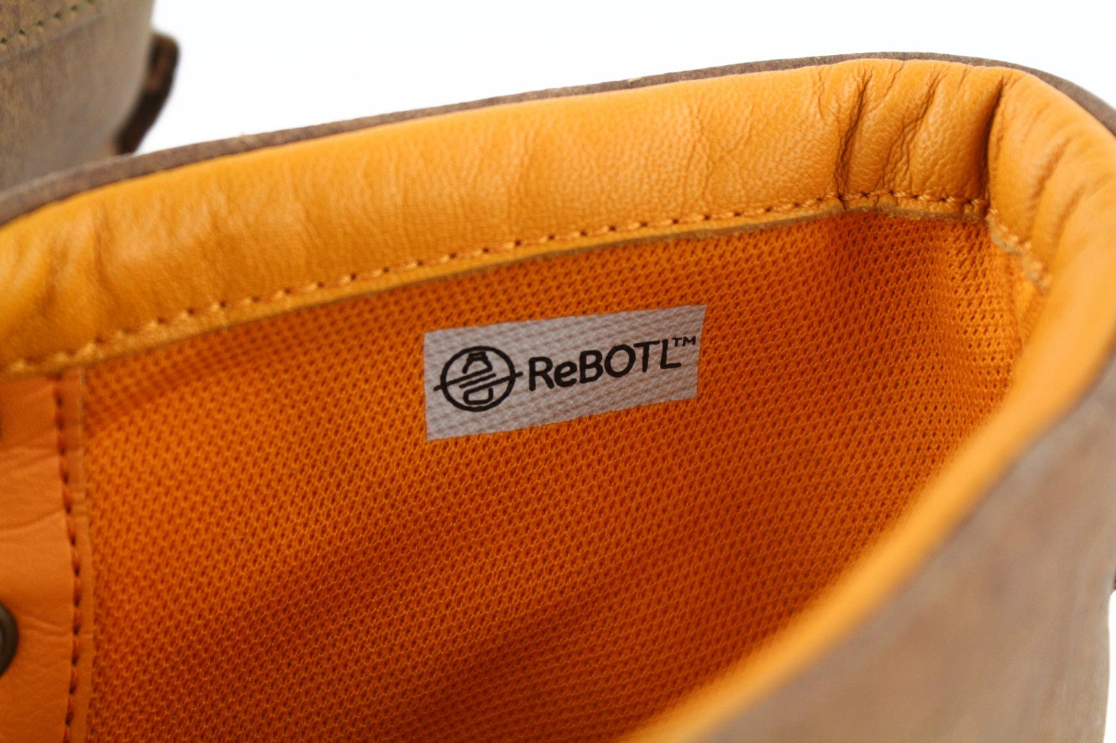 TIMBERLAND A2HB2 Men's Leather Boots EU42 UK8 Brown Mid Top Almond Toe ReBOTL