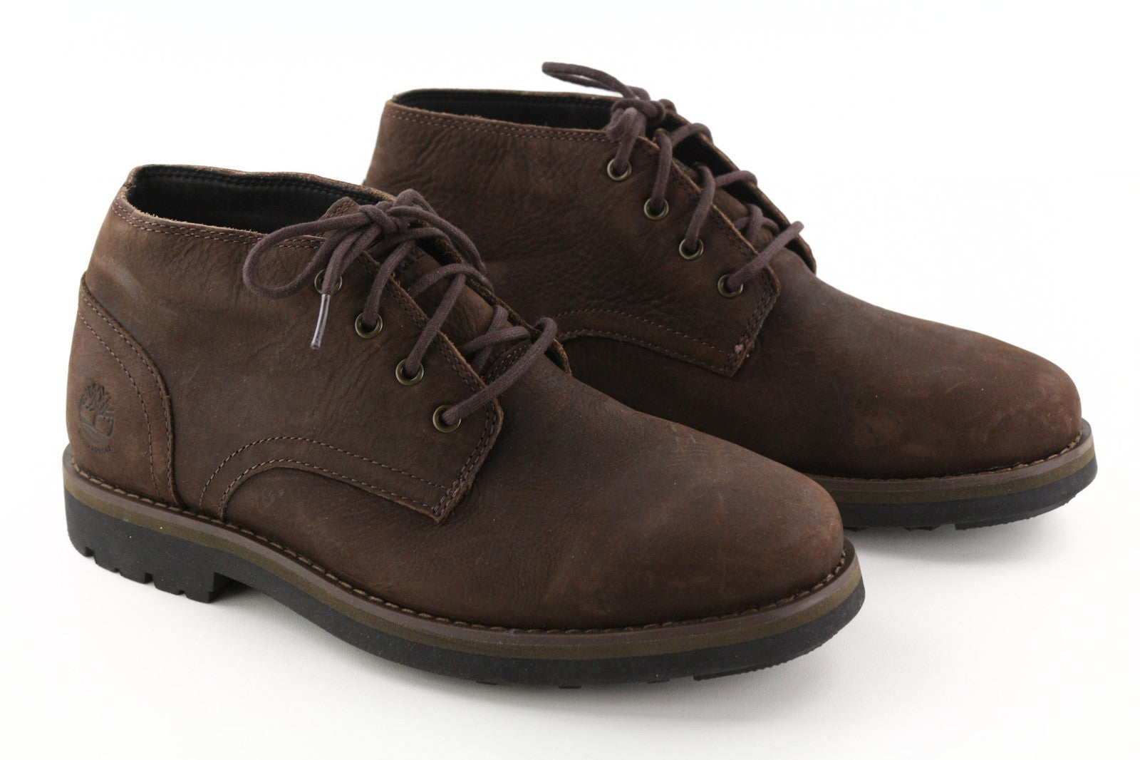 TIMBERLAND A3ZV1 Men's Leather Boots EU41 UK7 Waterproof Almond Toe ReBOTL