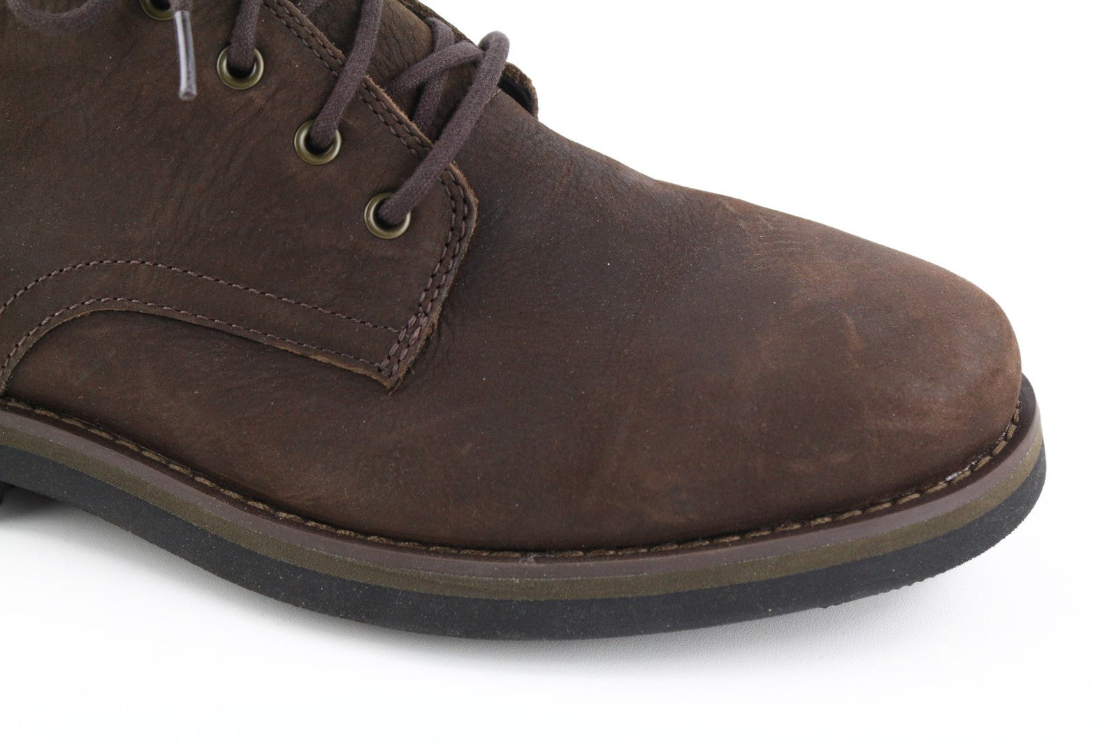 TIMBERLAND A3ZV1 Men's Leather Boots EU41 UK7 Waterproof Almond Toe ReBOTL