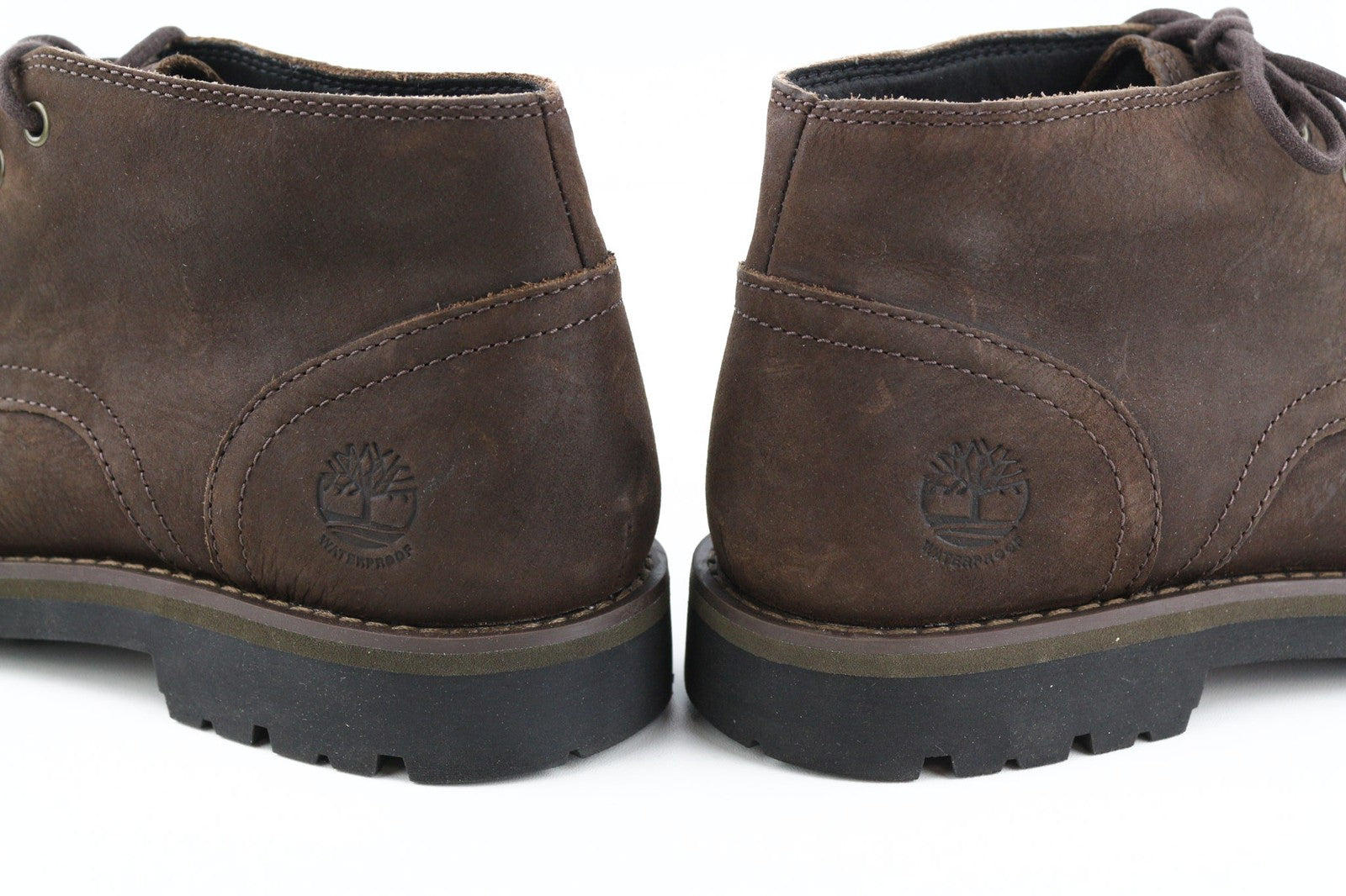 TIMBERLAND A3ZV1 Men's Leather Boots EU41 UK7 Waterproof Almond Toe ReBOTL