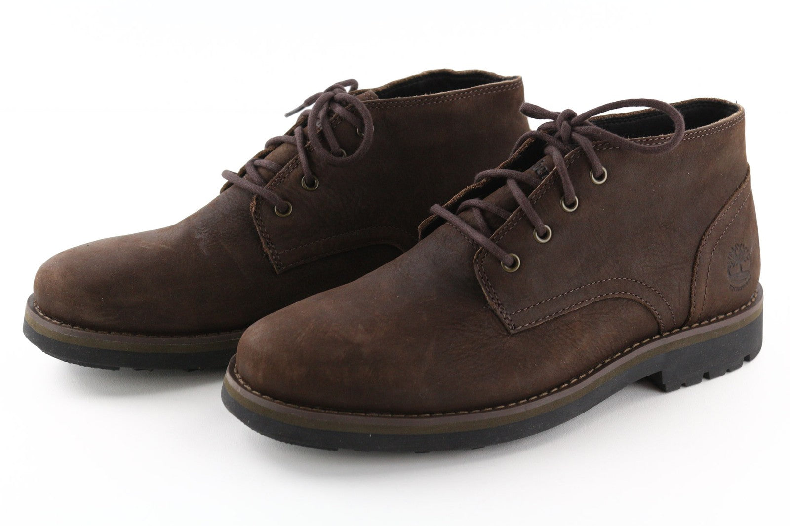 TIMBERLAND A3ZV1 Men's Leather Boots EU41 UK7 Waterproof Almond Toe ReBOTL