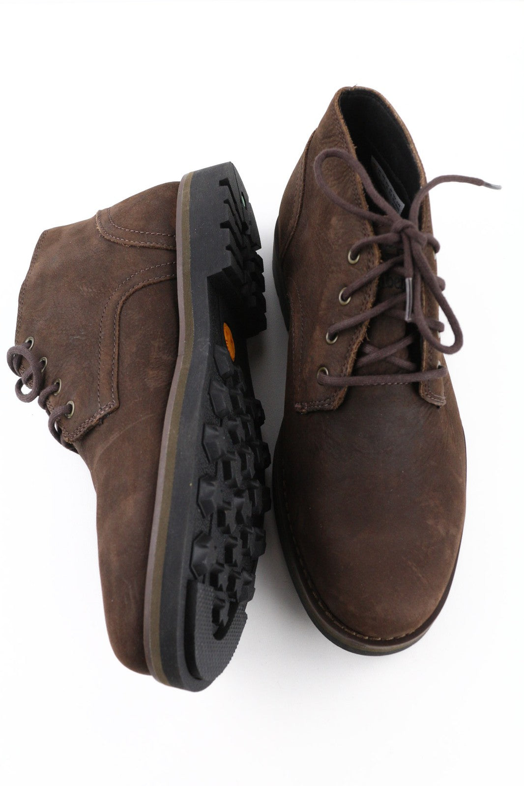 TIMBERLAND A3ZV1 Men's Leather Boots EU41 UK7 Waterproof Almond Toe ReBOTL