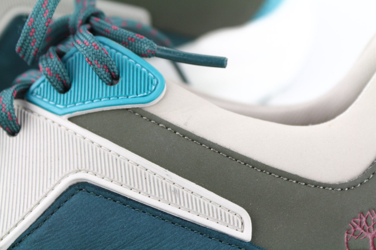 TIMBERLAND A249V Women's Sneakers EU38.5 K5.5 Leather Almond Toe Low Top Lace Up