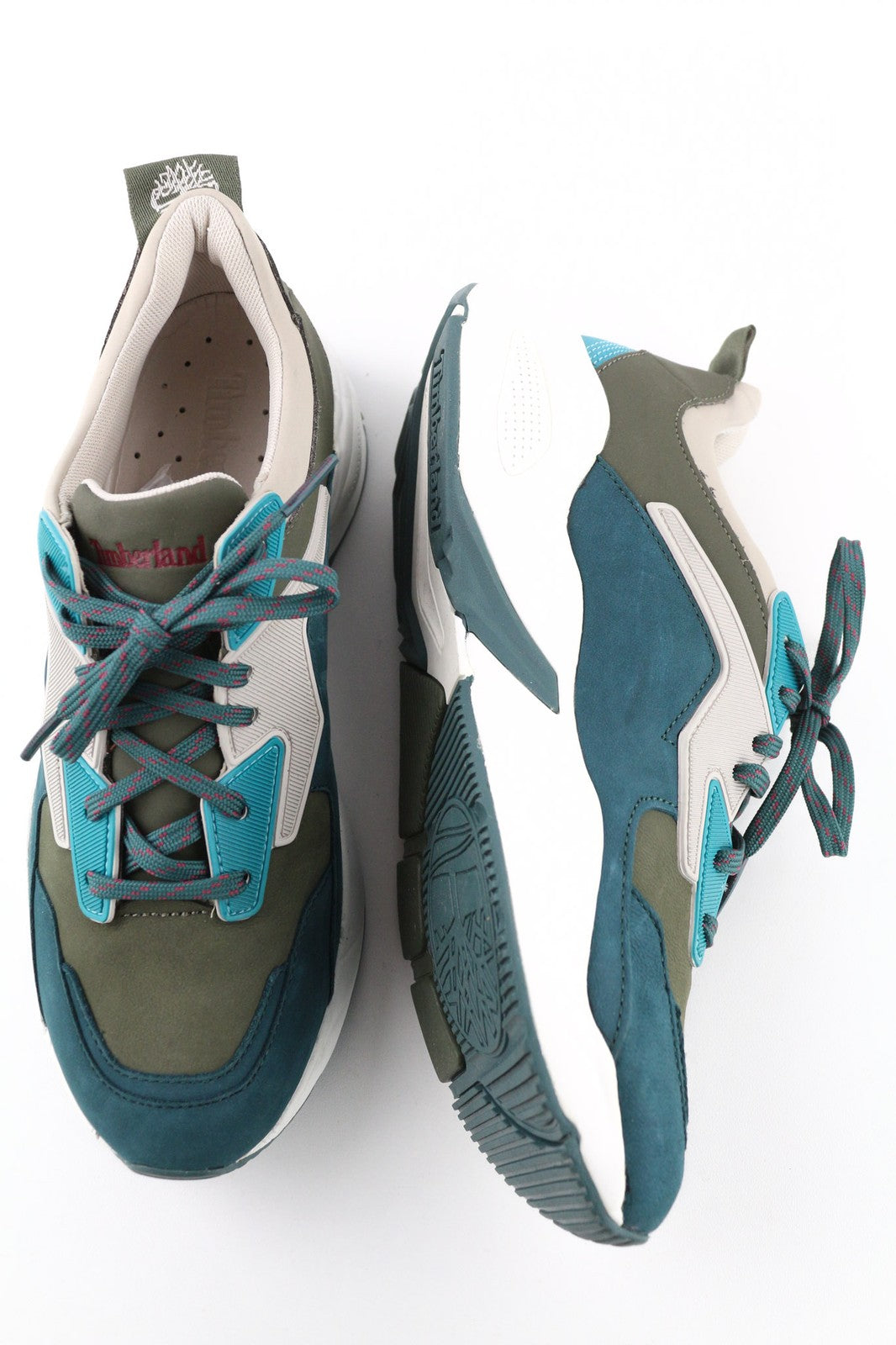 TIMBERLAND A249V Women's Sneakers EU38.5 K5.5 Leather Almond Toe Low Top Lace Up