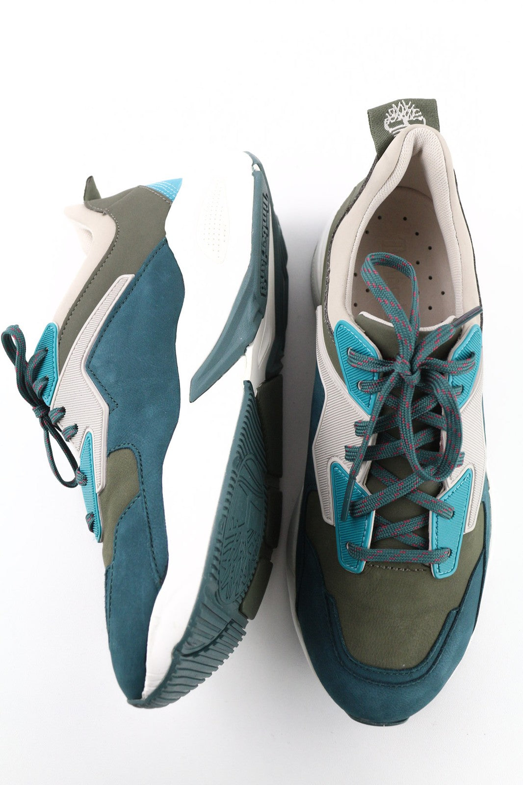 TIMBERLAND A249V Women's Sneakers EU38.5 K5.5 Leather Almond Toe Low Top Lace Up