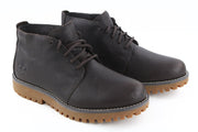 TIMBERLAND Men's Brown Leather Boots EU41.5 UK7.5 Waterproof Comfort Ankle Style