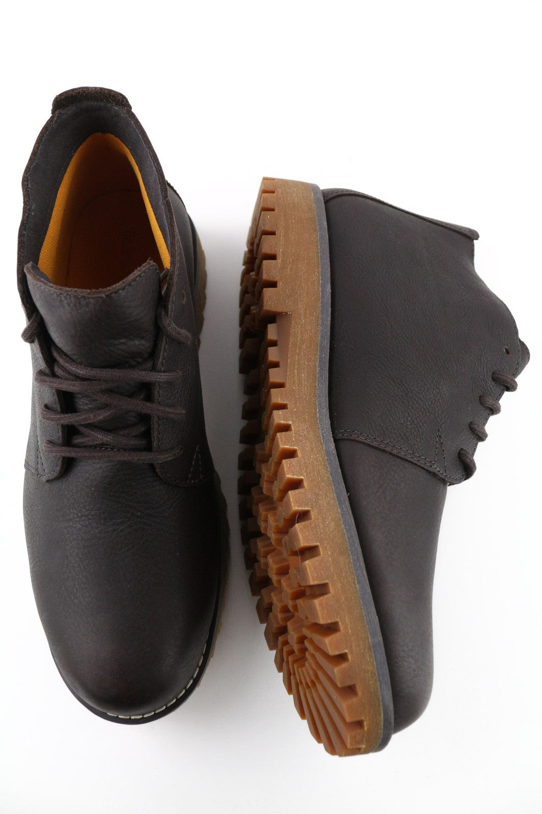 TIMBERLAND Men's Brown Leather Boots EU41.5 UK7.5 Waterproof Comfort Ankle Style